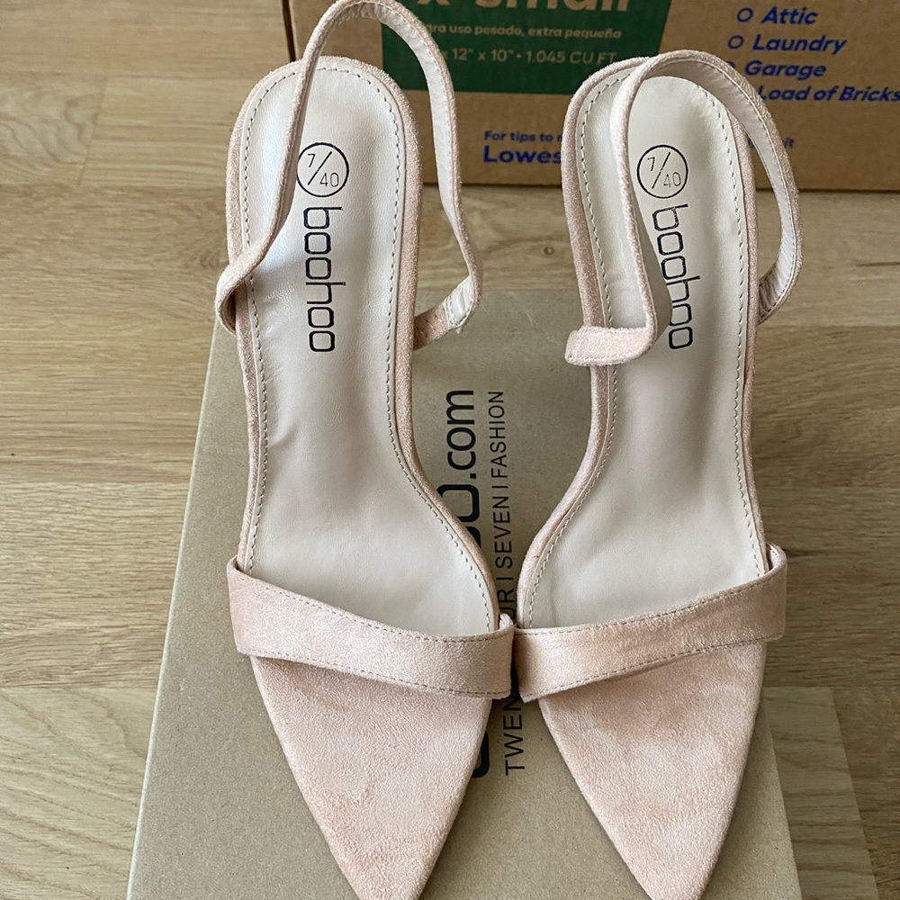Boohoo Pointed Toe Slingback